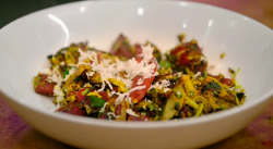 Radhika’s beetroot sabzi on Jamie Oliver Meat-Free meals