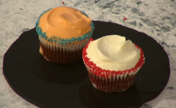 Baked Beans and Ketchup cup cakes on Sunday Brunch