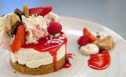 Vicky Pattison’s Eaton mess with white chocolate cheesecake on Celebrity Masterchef 2019