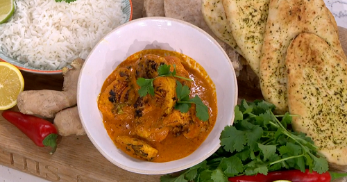 Phil’s original chicken tikka masala with tomato soup on This Morning