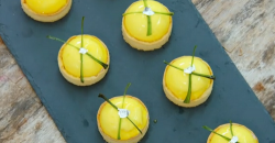 Rosie’s lemon, raspberry and mint domed tarts on The Great British Bake Off 2019