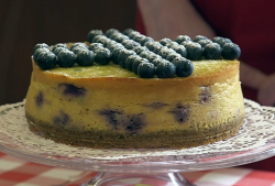 Johanna’s lemon and blueberry cheesecake on Flour Power