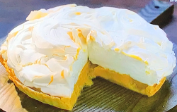 Angela Hartnett  lemon meringue pie with lemon curd filling made using her mum’s recipe on ...