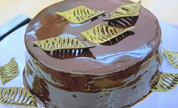 David’s chocolate, Armagnac and prune cake on The Great British Bake Off 2019 final