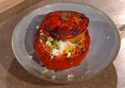 Ben Tish’s roasted pumpkin  risotto with pistachio nuts on Saturday Kitchen