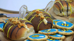 Eliza’s buzzy Biscuits and Buns on Junior Bake Off 2019