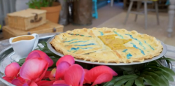 Fin’s Mysteries of the Taj Mahal pie on Junior Bake Off 2019