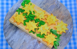 Eliza’s Greek salad hand pies on Junior Bake Off 2019