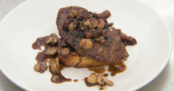 Marcus Wareing calves liver with bordelaise sauce  on Masterchef The Professionals 2019