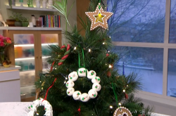 Juliet Sear’s meringue reef Christmas decoration on This Morning