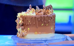 Amal’s my best ever passionfruit and chocolate cake on Junior Bake Off 2019