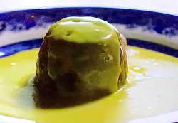 Jack Stein spotted dick with custard and brown bread ice cream on Inside The Box