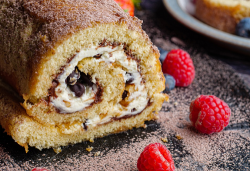 Simon Rimmer’s Hazelnut Swiss Roll on Sunday Brunch