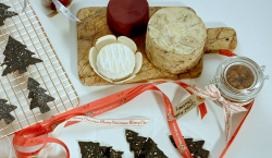 Juliet Sear’s charcoal crackers with cheese on Beautiful Baking with Juliet Sear