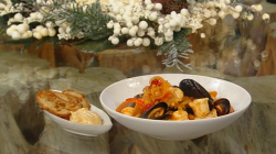 Nathan Outlaw.s Cornish fisherman stew with scallops and gurnard on Saturday Kitchen