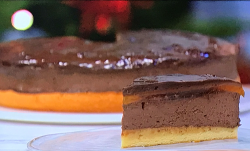 Simon Rimmer’s jaffa cake cheesecake on Sunday Brunch