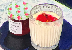 Pam Corbin (Pam the jam) raspberry Turkish delight jelly with apple and rosewater on Sunday Brunch