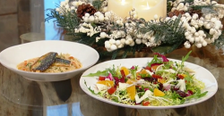 Jose Pizarro’s winter salad with mackerel and pasta on Saturday Kitchen