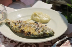 Benjamin’s sea bream with aioli on Rick Stein’s Secret France