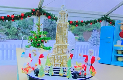 Terry’s Christmas in New York gingerbread tower on The Great British Bake Off 2019