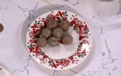 Paul A Young’s chocolate dinner truffles on This Morning