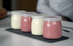 Beetroot and sweet corn yoghurts on Great British Railway Journeys with Michael Portillo