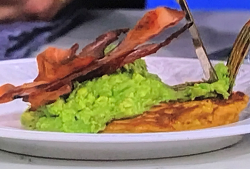 John Torode’s Aussie breakfast with cornbread fritters, bacon and avocado on This Morning