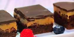 Simon Rimmer’s almond with butter millionaire brownies on Sunday Brunch