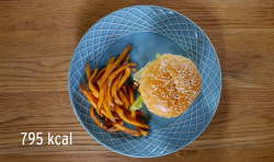 Stacie Stewart’s gourmet burger and fries for The Weight Down Diet on How To Loose Weight Well