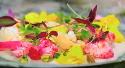 Simon Rimmer’s raw califlower salad on Sunday Brunch