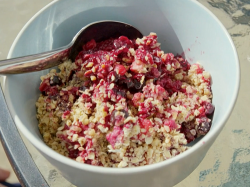 Bev’s mix berry crumble on Lose Weight and Get Fit with Tom Kerridge