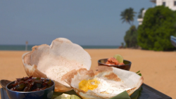 John Torode Sri Lankan egg hoppers pancakes with sambol on This Morning