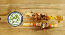 Stacie Stewart’s Chicken and lamb skewer for The BBQ Diet on How To Loose Weight Well