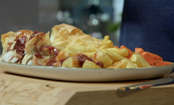 Henry Firth and Ian Theasby (Bosh) mushroom wellington parcels with pecans, chestnuts, filo past ...