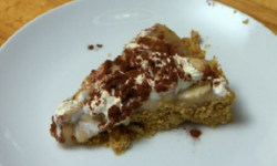 Ewen MacIntosh banoffee pie dessert on Celebrity Come Dine With Me 2020