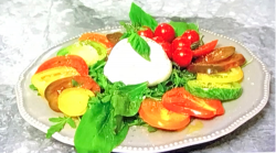 Mark-Francis’s Burratta Salad on Celebrity Come Dine With Me 2020