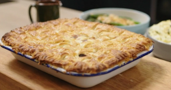 Suzie’s beef and Irish stout pie with colcannon mash on Best Home Cook 2020