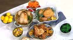 Phil Vickery’s chicken cooked three ways on This Morning