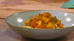 Vivek Singh’s Jackfruit curry with lemon rice on Saturday Kitchen