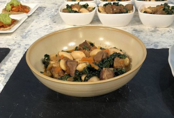 Sue Quinn’s lamb, white bean and orange stew on Sunday Brunch