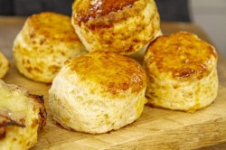 James Marin’s Cheese Scones with bacon on James Martin’s Saturday Morning