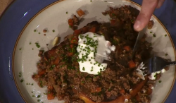 Simon Rimmer’s mince on toast on Sunday Brunch