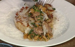 Matt Tebbutt’s leftover risotto with mushrooms and chicken livers on Saturday Kitchen