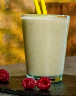 Ian and Henry (Bosh)’s  banana Oat and Nut Smoothie Snack Hack Smoothie on Living On The Veg