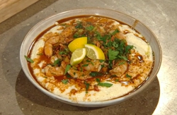 Sam Evans and Shauna Guinn’s Southern style shrimp and grits on Saturday Kitchen