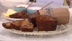 Alison O’Neil tea loaf using British tea on This Morning