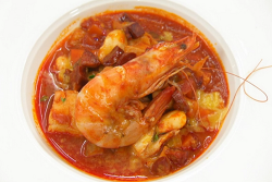 Jenny’s cod and king prawn stew on Masterchef 2020