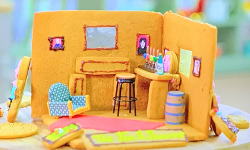 James Blunt’s gingerbread pub biscuit scene on The Great Celebrity Bake Off for SU2C