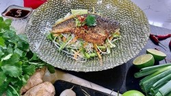 Gok Wan’s Vietnamese Noodle Salad with sea bass  on This Morning
