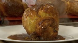 James Martin  Yorkshire pudding with onion gravy and dripping, made using a recipe by Granny Smi ...